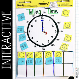 Telling Time Anchor Chart and Free Activity