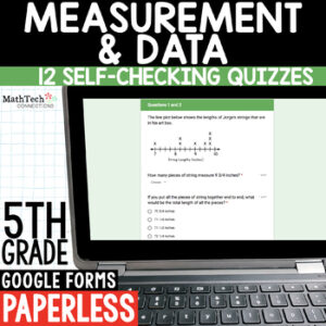 Measuring Volume 5th Grade Digital Math Paperless Resource for Math Centers
