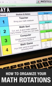 How to organize and plan test prep math centers for third grade, fourth grade, or fifth grade students. Math Test-Prep Stations for Math Workshop will help students prepare for end of the year state testing