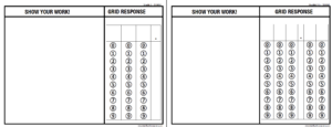 Griddable Questions for STAAR Grades 3-5 Free Printable to Practice