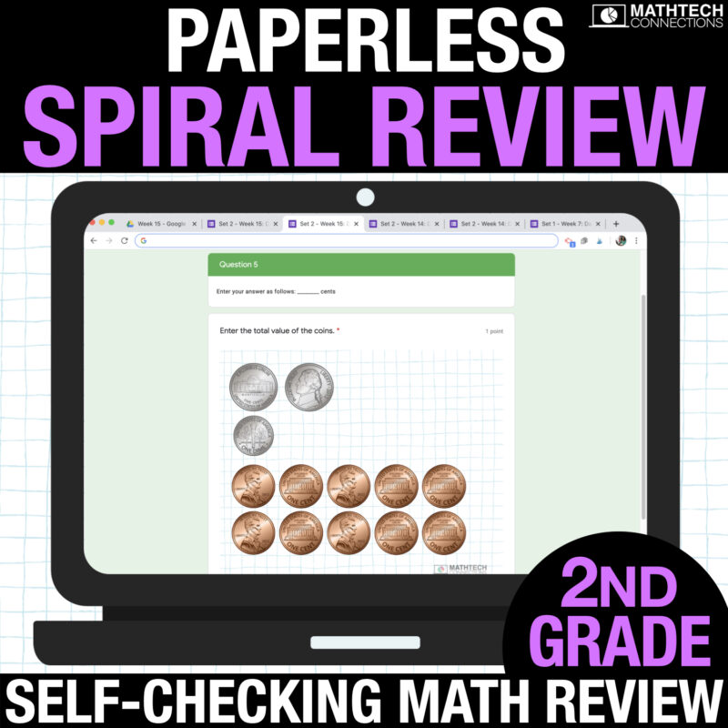 2ND GRADE SPIRAL REVIEW FOR USE WITH GOOGLE FORMS