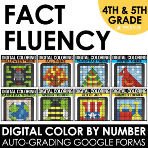 Multi-Digit Multiplication and Long Division Fact Fluency Program Fourth and Fifth Grade
