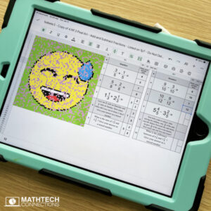 Digital Math Centers, Digital Math Pixel Art for use as Math Games or during Guided Math
