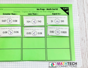 Cut and Paste Interactive Notebook Math Activities in Google Slides for 2nd, 3rd, 4th, and 5th Grade