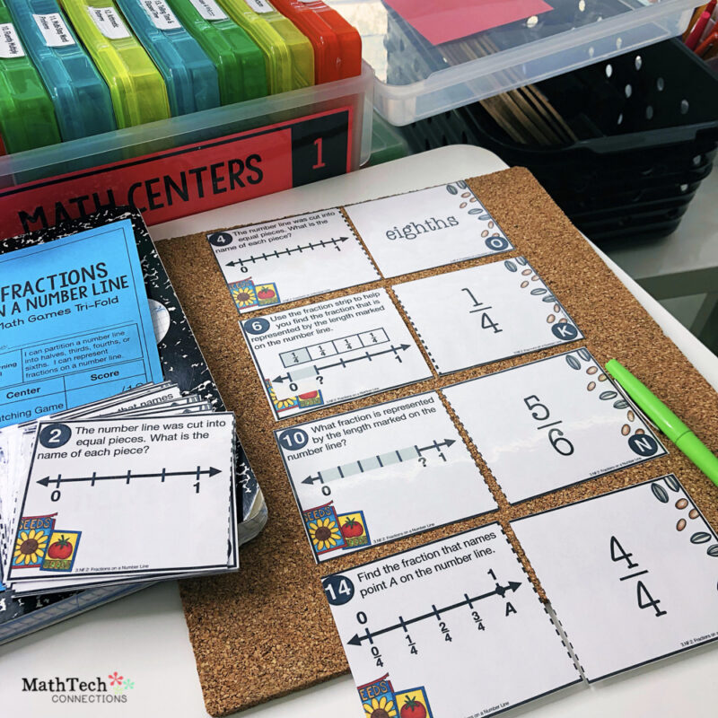 3rd Grade Math Centers - Matching Cards FREE download
