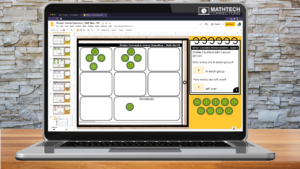 Digital Math Games for teaching division, third grade digital math mats for introducing division to third graders