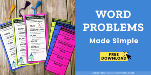 Word Problems Strategies | Help students be successful with word problems