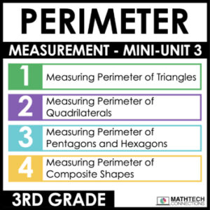 3rd grade guided math curriculum - unit 5 - measurement - perimeter