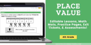 Place Value 4th Grade Guided Math Lessons
