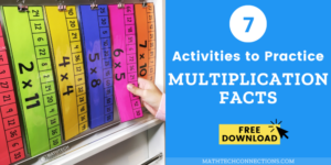 free multiplication facts activities for third graders