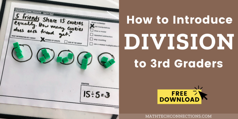 How to Introduce Division to 3rd Graders Free math worksheet 