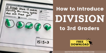 How to Introduce Division to 3rd Graders Free math worksheet