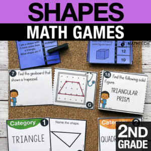 name the shape polygon math centers vocabulary review