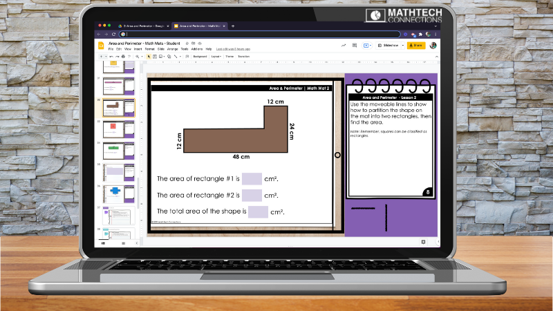 4th grade guided math curriculum - measurement digital math mats and task cards