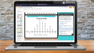 4th grade guided math curriculum - graphing math mats and task cards