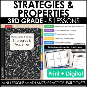 3rd grade guided math curriculum - unit 1 - multiplication and division - strategies and properties