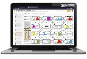 5th grade digital math mazes for google slides math review