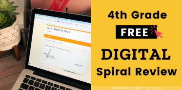 4th grade digital math spiral review