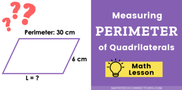 free 3rd grade guided math lessons - finding perimeter of quadrilaterals