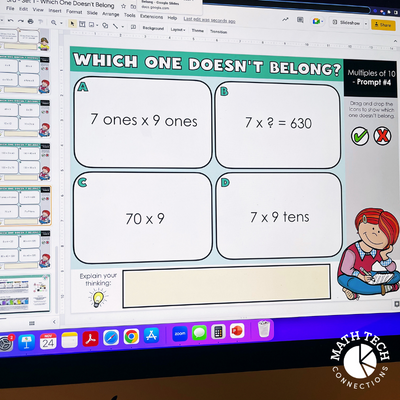 digital math talks, number task, math prompts, which one doesn't belong