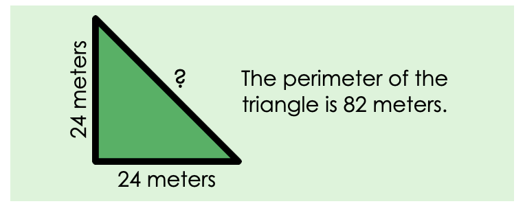 3rd grade math - measure perimeter of triangles math lessons