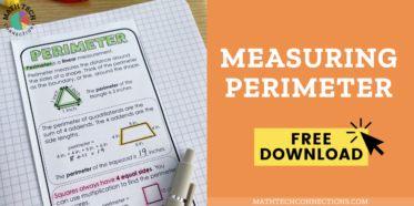 Measuring Perimeter in 3rd grade free math worksheet printable