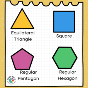 Regular Polygons third grade math review